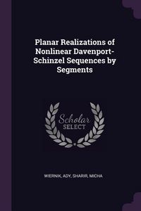 Produktbild: Planar Realizations of Nonlinear Davenport-Schinzel Sequences by Segments