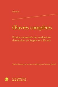 Produktbild: Oeuvres Completes: Edition Augmentee des Traductions D Anacreon, de