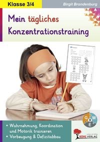 Produktbild: Mein t&auml;gliches Konzentrationstraining / Klasse 3-4