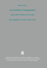 Produktbild: Aus Sachsens Vergangenheit