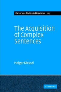 Produktbild: The Acquisition of Complex Sentences