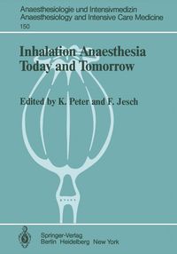 Produktbild: Inhalation Anaesthesia Today and Tomorrow
