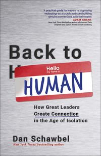 Produktbild: Schawbel, D: Back to Human