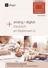 Produktbild: Analog + digital Deutsch an Stationen 3