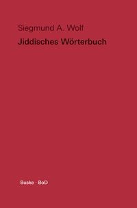 Produktbild: Jiddisches W&ouml;rterbuch