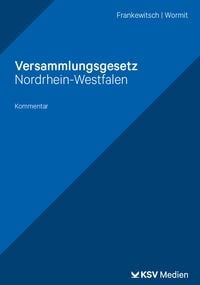 Produktbild: Versammlungsgesetz Nordrhein-Westfalen