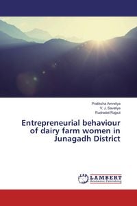 Produktbild: Entrepreneurial behaviour of dairy farm women in Junagadh District