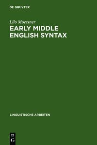 Produktbild: Early Middle English Syntax