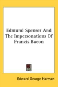 Produktbild: Edmund Spenser and the Impersonations of Francis Bacon