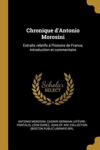 Produktbild: Chronique d'Antonio Morosini