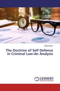 Produktbild: The Doctrine of Self Defence in Criminal Law-An Analysis