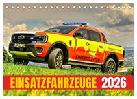 Produktbild: Einsatzfahrzeuge 112 (Tischkalender 2026 DIN A5 quer), CALVENDO Monatskalender