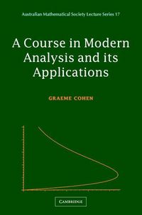 Produktbild: A Course in Modern Analysis and Its Applications