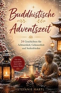 Produktbild: Buddhistische Adventszeit - 24 Geschichten f&uuml;r Achtsamkeit, Gelassenheit und Seelenfrieden