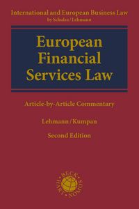 Produktbild: European Financial Services Law