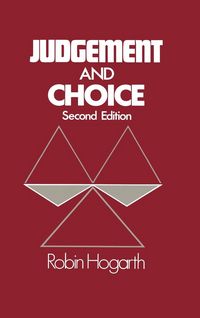 Produktbild: Hogarth, R: Judgment and Choice