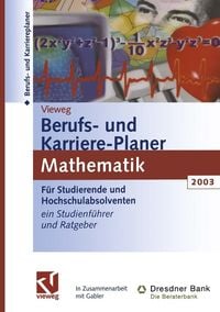 Produktbild: Vieweg Berufs- und Karriere-Planer 2003: Mathematik