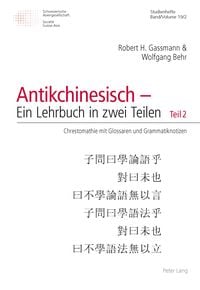 Produktbild: Grammatik des Antikchinesischen