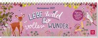 Produktbild: Tischkalender 2027 quer: Lebe wild und voller Wunder