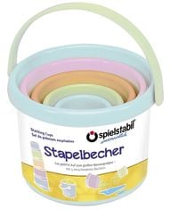 Produktbild: Spielstabil 3726 - Stapelbecher-Set pastell 5-teilig
