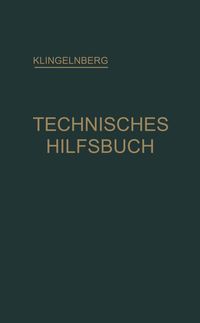 Produktbild: Klingelnberg Technisches Hilfsbuch