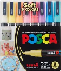 Bild vom Artikel Uni-ball Marker POSCA PC-3M Pastell 8er Set vom Autor 