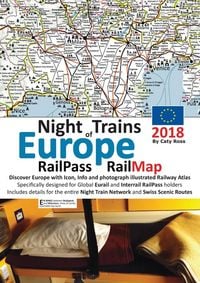 Produktbild: Night Trains of Europe 2018 - RailPass RailMap