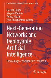 Produktbild: Next-Generation Networks and Deployable Artificial Intelligence