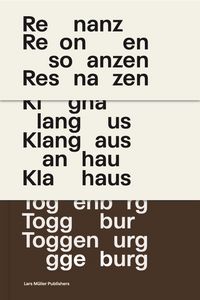 Produktbild: Resonanzen: Klanghaus Toggenburg