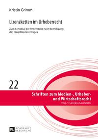 Produktbild: Lizenzketten im Urheberrecht