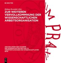 Produktbild: Zur weiteren Vervollkommnung der wissenschaftlichen Arbeitsorganisation