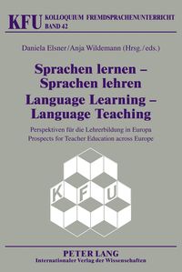 Produktbild: Sprachen lernen &ndash; Sprachen lehren- Language Learning &ndash; Language Teaching