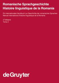 Produktbild: Romanische Sprachgeschichte / Histoire linguistique de la Romania. 2. Teilband