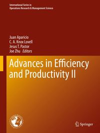 Produktbild: Advances in Efficiency and Productivity II