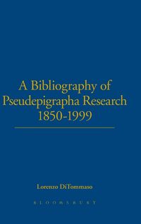 Produktbild: A Bibliography of Pseudepigrapha Research 1850-1999