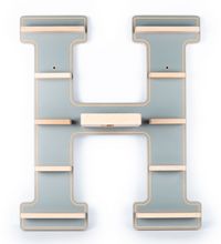 Produktbild: Wandregal  "Buchstabe H" f&uuml;r Toniebox