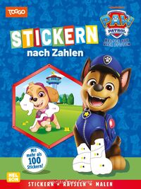 Produktbild: PAW Patrol Mitmachbuch: Stickern nach Zahlen