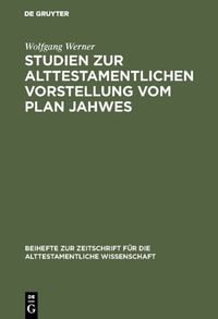 Produktbild: Studien zur alttestamentlichen Vorstellung vom Plan Jahwes