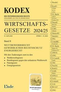 Produktbild: KODEX Wirtschaftsgesetze Band II 2024/25