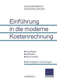 Produktbild: Einf&uuml;hrung in die moderne Kostenrechnung