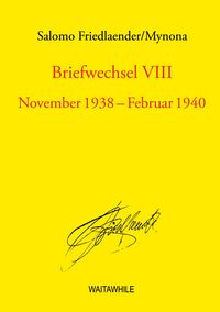 Produktbild: Briefwechsel VIII