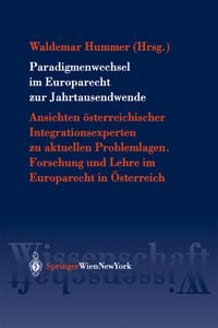 Produktbild: Paradigmenwechsel im Europarecht zur Jahrtausendwende