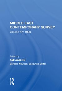 Produktbild: Ayalon, A: Middle East Contemporary Survey, Volume Xiv: 1990