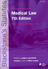 Produktbild: Blackstone's Statutes on Medical Law