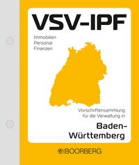 Produktbild: VSV-IPF - Vorschriftensammlung f&uuml;r die Verwaltung in Baden-W&uuml;rttemberg