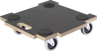 Produktbild: TOOLCRAFT TO-10748217 Erweiterbare Rollplatte MDF Traglast (max.): 200 kg 390 mm x 390 mm x 110 mm