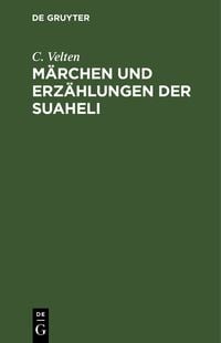 Produktbild: M&auml;rchen und Erz&auml;hlungen der Suaheli