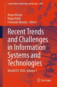 Produktbild: Recent Trends and Challenges in Information Systems and Technologies