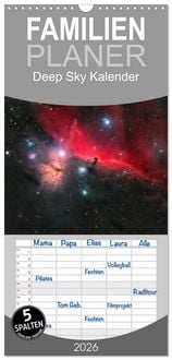 Produktbild: Familienplaner 2026 - Deep Sky Kalender mit 5 Spalten (Wandkalender, 21 x 45 cm) CALVENDO