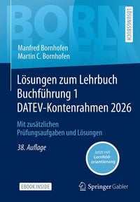 Produktbild: L&ouml;sungen zum Lehrbuch Buchf&uuml;hrung 1 DATEV-Kontenrahmen 2026